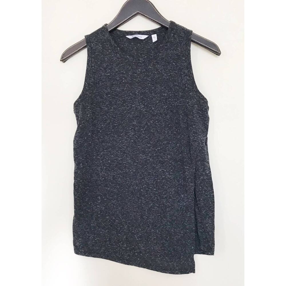 Athleta Gray Getaway Draped Flowy workout exercise sleeveless Tank Top womens XS - Picture 2 of 8